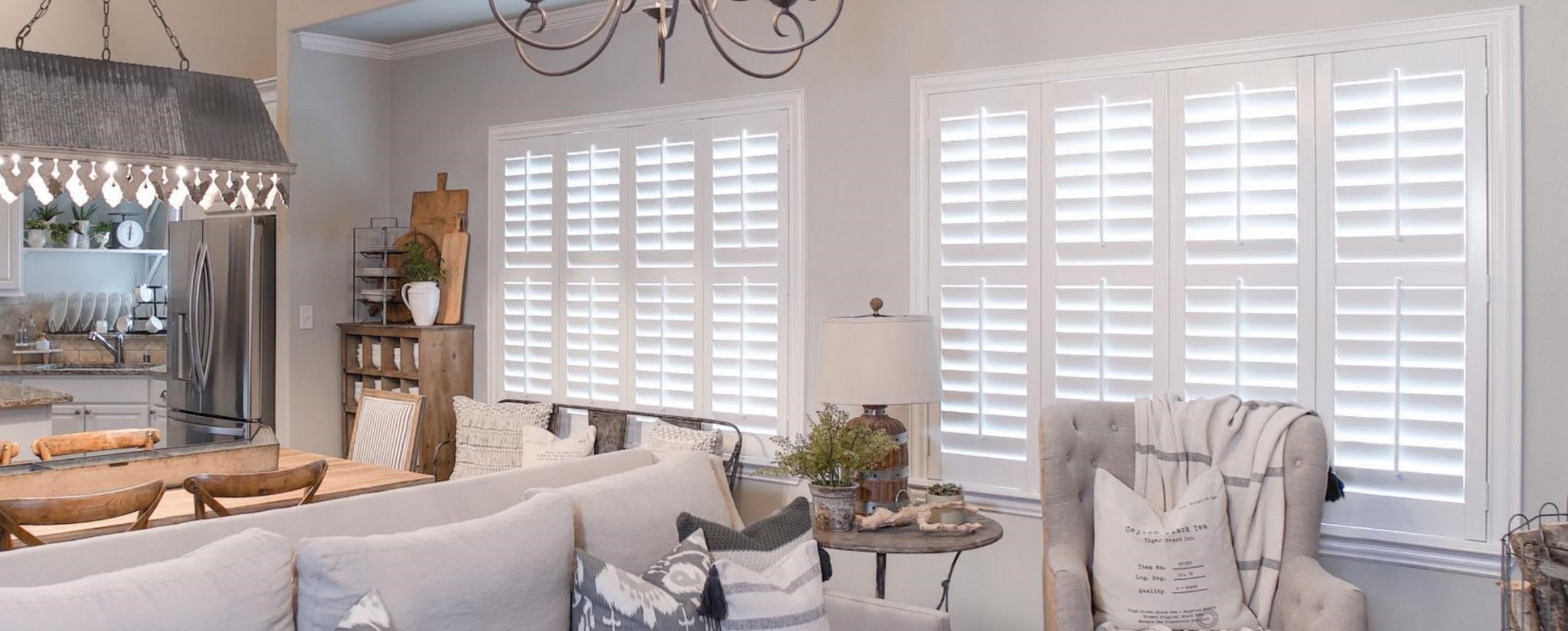 Kids bedroom with plantation shutters