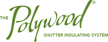 Polywood shutter insulating system logo