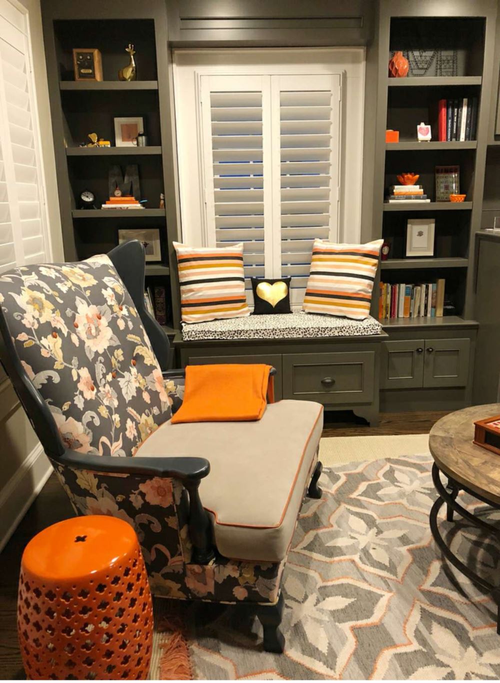 Meaghan M den with shutters