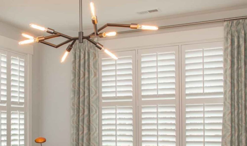 Plantation shutters office in