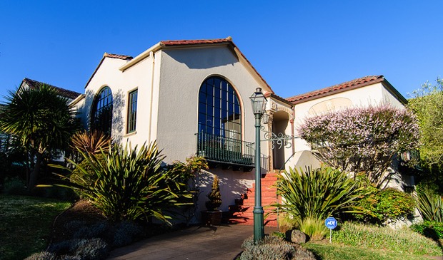 Exterior view of a Mediterranean home
