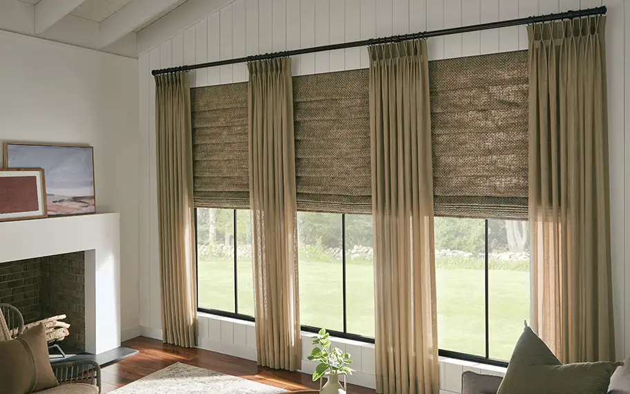 Roman Blinds Living Room